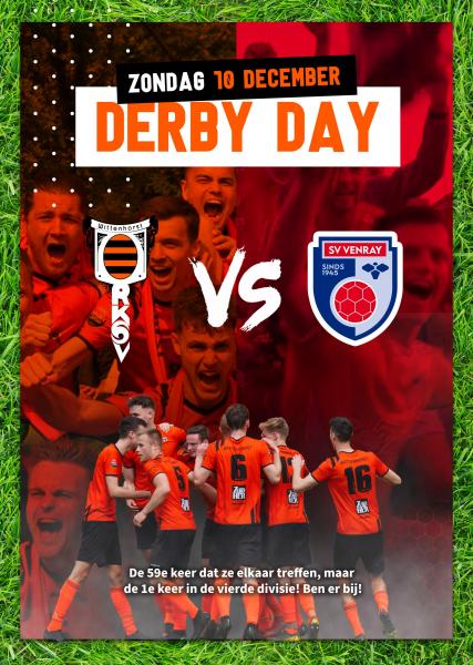 Derby Day tegen SV Venray