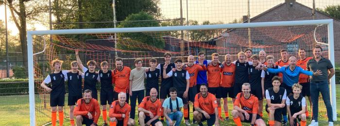 JO17-1 verslaat ouders bij seizoensafsluiting