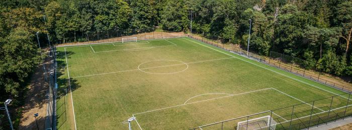 Indeling kleedlokalen en velden trainingen aangepast