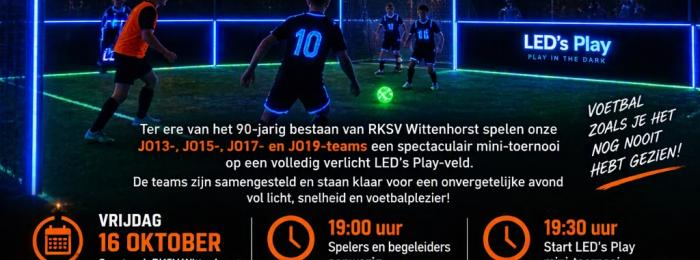 LED Play-avond voor O13 tot en met O19