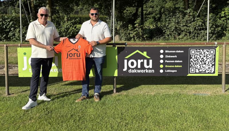 Joru Dakwerken nieuwe bord- en  shirtsponsor van Wittenhorst