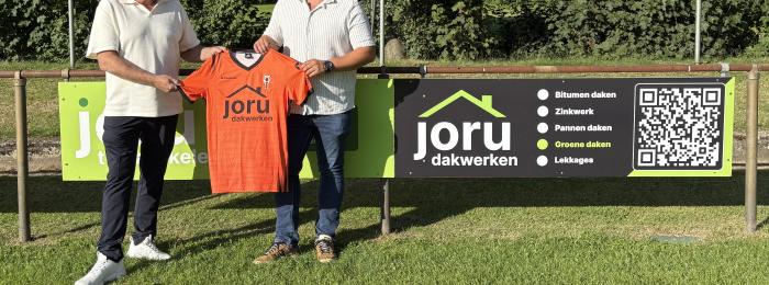 Joru Dakwerken nieuwe bord- en  shirtsponsor van Wittenhorst