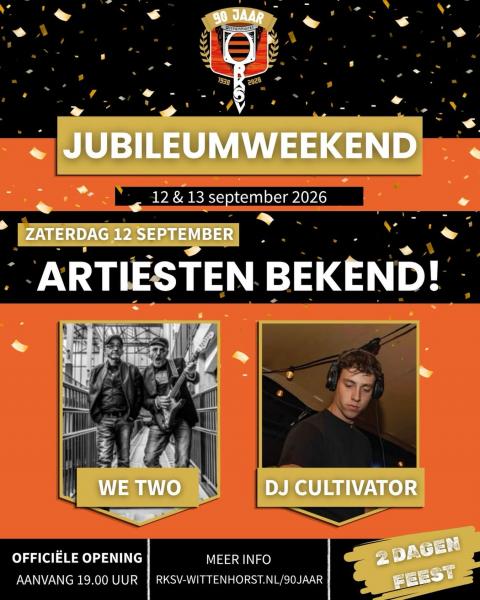 Programma en uitnodiging jubileumweekend