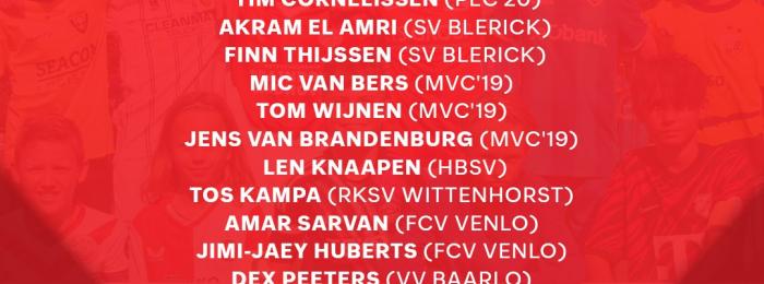 Tos Kampa deelnemer internationaal jeugdtoernooi in Maasbree