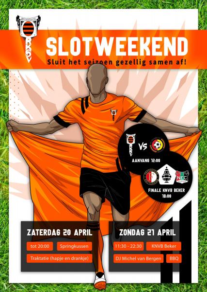 Slotweekend 20 en 21 april