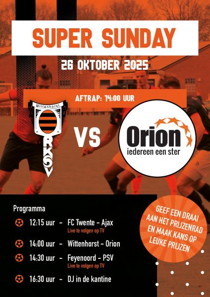 Super Sunday op 26 oktober: voetbal, vuur en vermaak