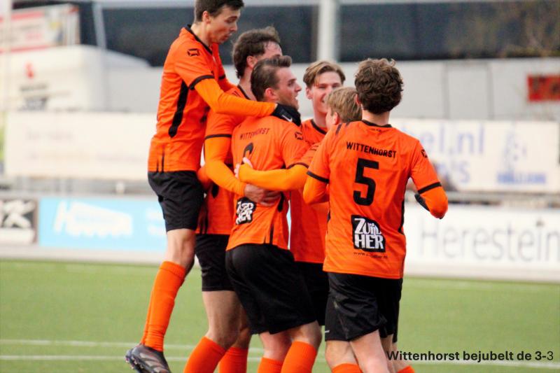 Doelpuntrijk gelijkspel Wittenhorst in Arnhem