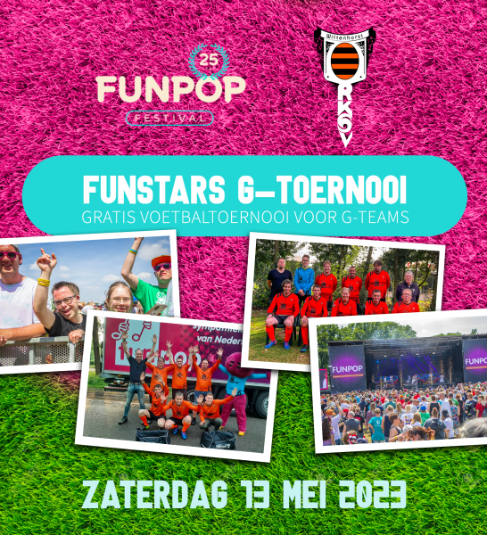 Funpop en Wittenhorst organiseren gratis G-toernooi