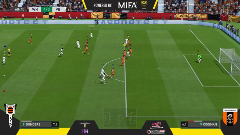 Wittenhorst wint online van Venlosche Boys