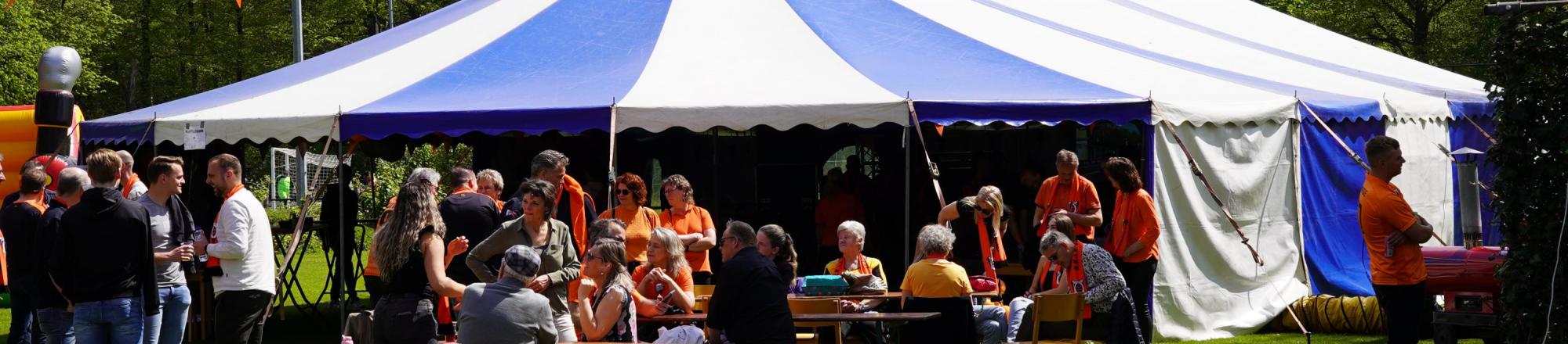 Voorbereidingen kampioenswedstrijd Wittenhorst 1