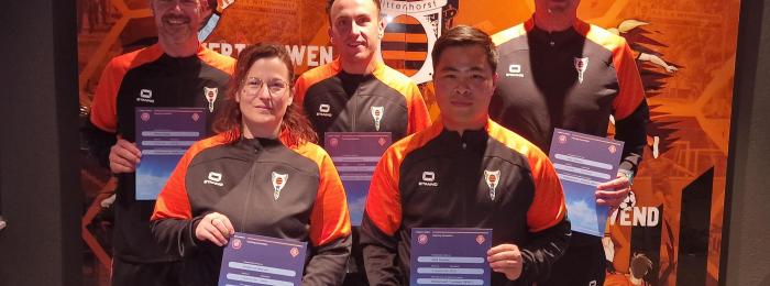 Nieuwe lichting Wittenhorst-trainers slaagt voor KNVB-cursus