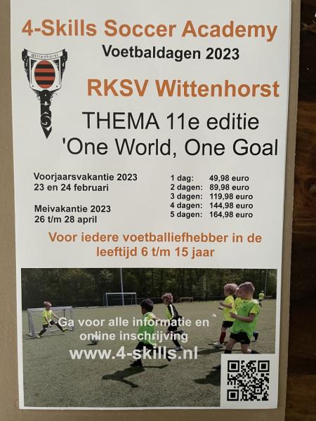 4-Skills voetbaldagen in de vakanties