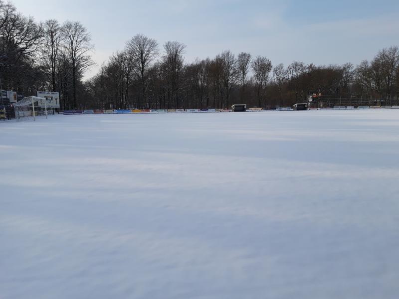 Sportpark in de winterstop gesloten